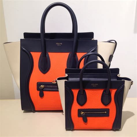 celine nano luggage orange|celine luggage online shop.